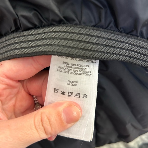 MOUNTAIN HARDWARE Barnsie Recco Gray Watercolor Hooded Jacket Womens size Small - Picture 7 of 11